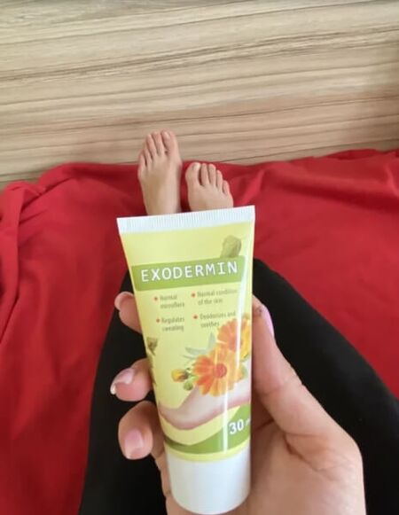 Présentation de la crème rrand exodermine rand de Yesenia